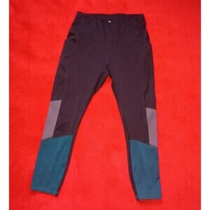 All In Motion Dynamic Flex High Rise Colorblock Leggings Women Sz M Athleisure